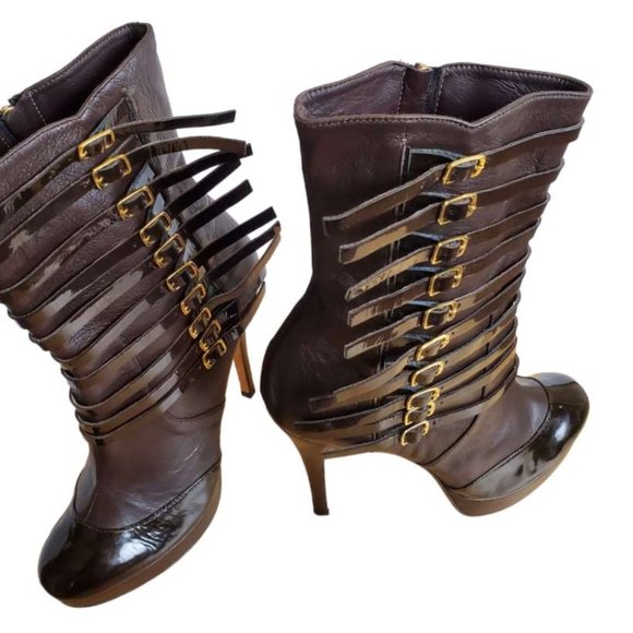 AUTHENTIC HandCrafted MaxMartin American Luxury Boots - Chocolate NWOT - Picture 9 of 16